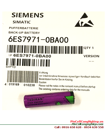 Siemens 6ES7971-0BA00; Pin PLC Siemens 6ES7971-0BA00 lithium 3.6v AA 2400mAh _Xuất xứ Israel